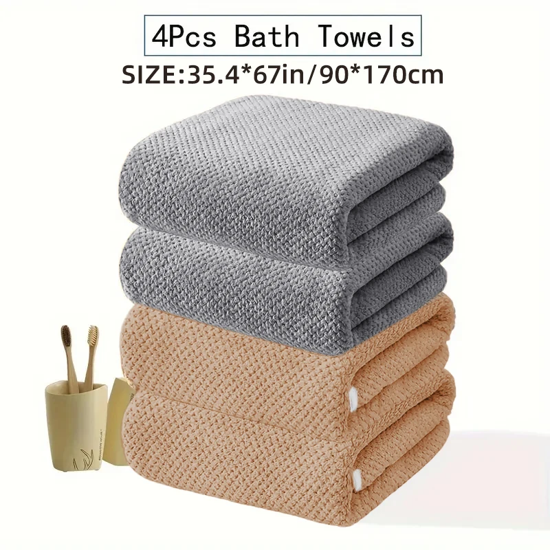 salle de bain avec draps de haute qualité
