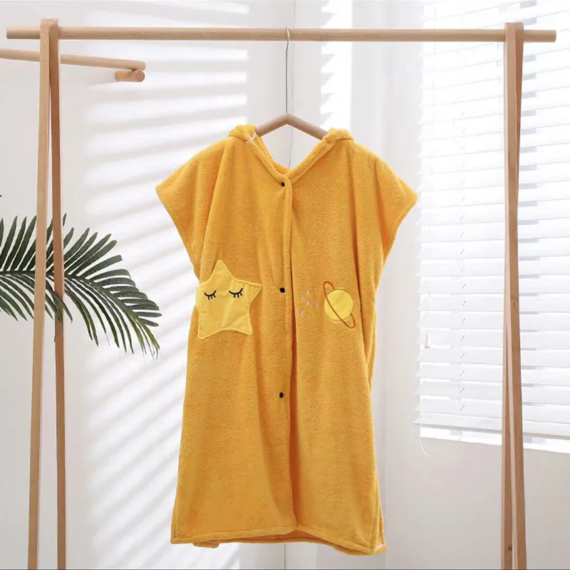 peignoir microfibre enfant