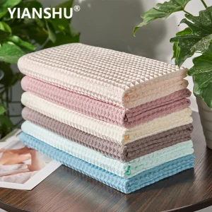 ensemble de serviettes de bain gaufré