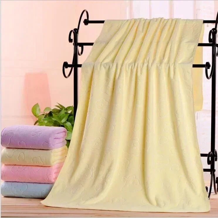 motif ours serviette bain en coton