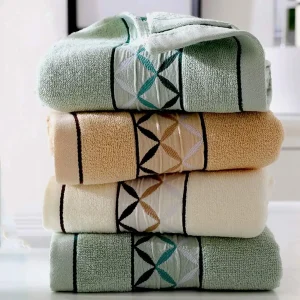 4 serviettes de bain ultra douces