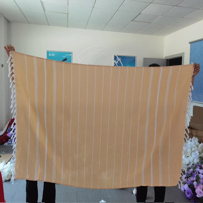 serviette de bain colorée
