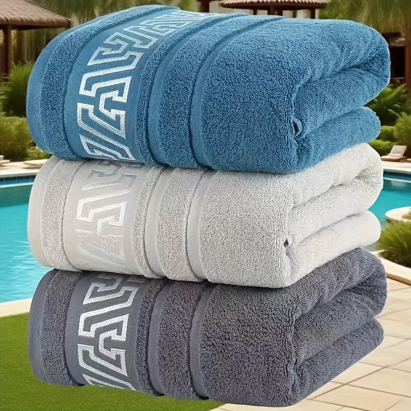 serviette bain polyester