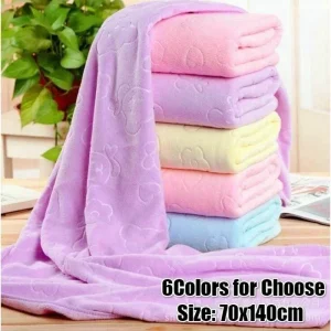 serviette de bain motif ours