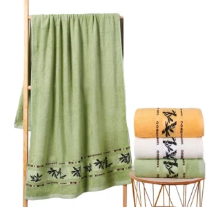 serviette de bain en bambou