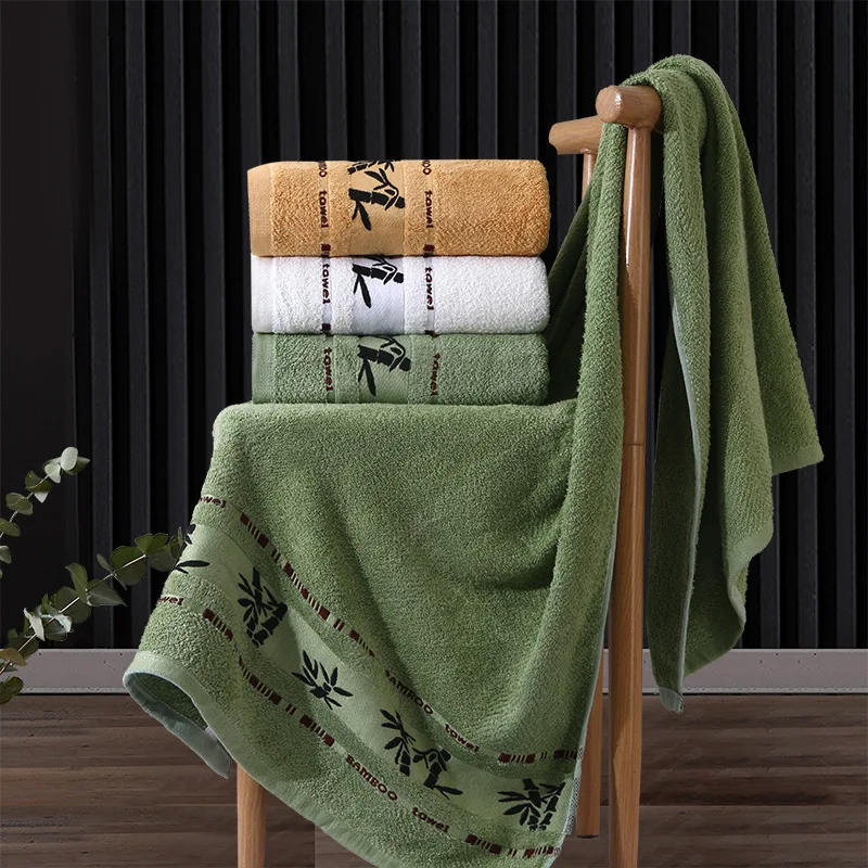 serviette de bain bambou