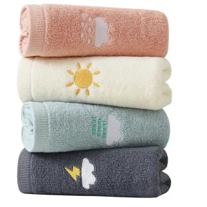 Lot de 4 serviette de toilettes