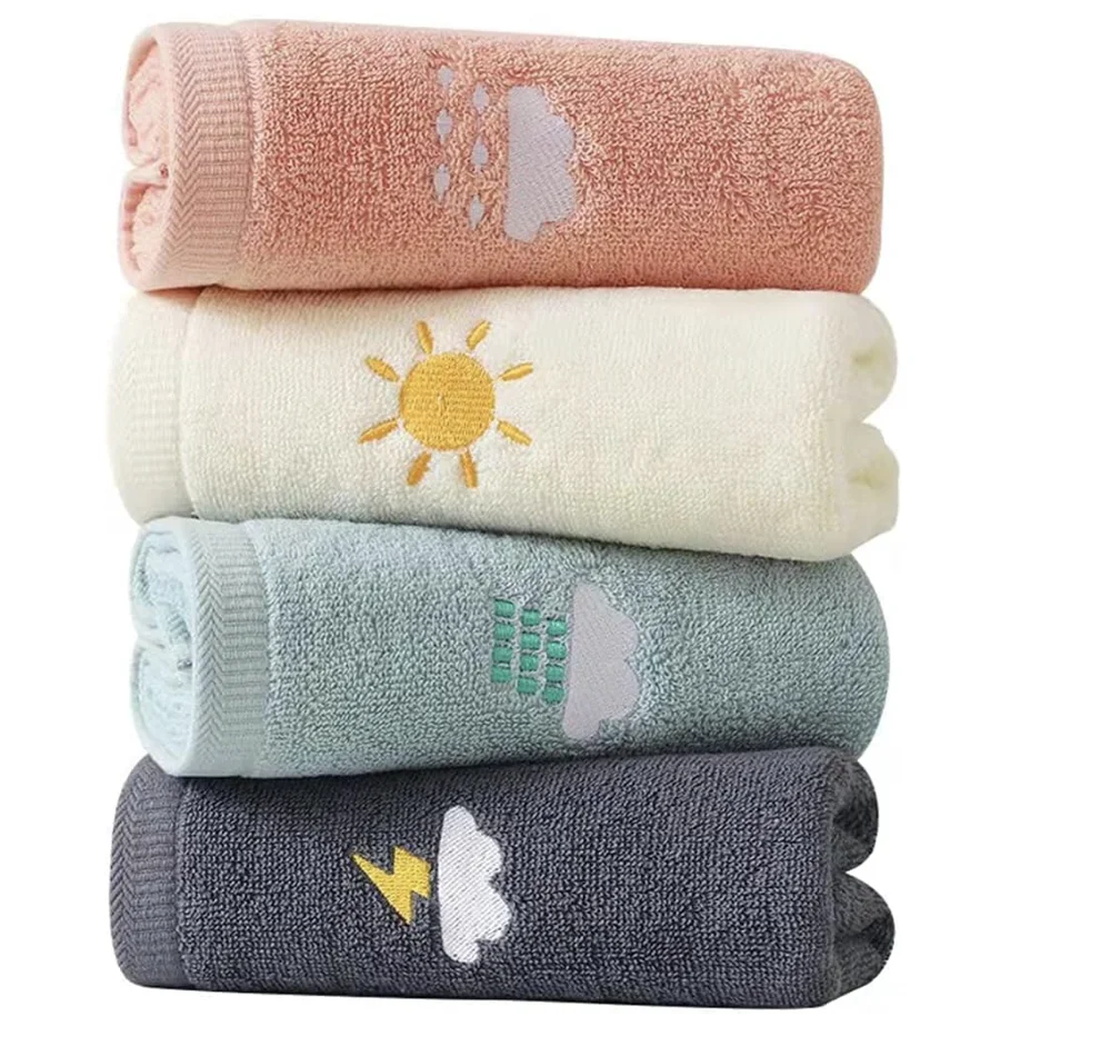 Lot de 4 serviette de toilettes