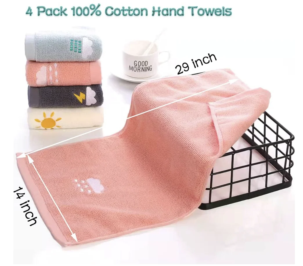 Lot de 4 serviette de toilettes – Image 5