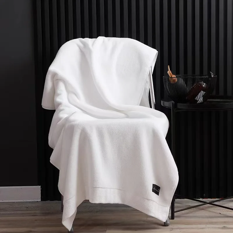 serviette bain peignée