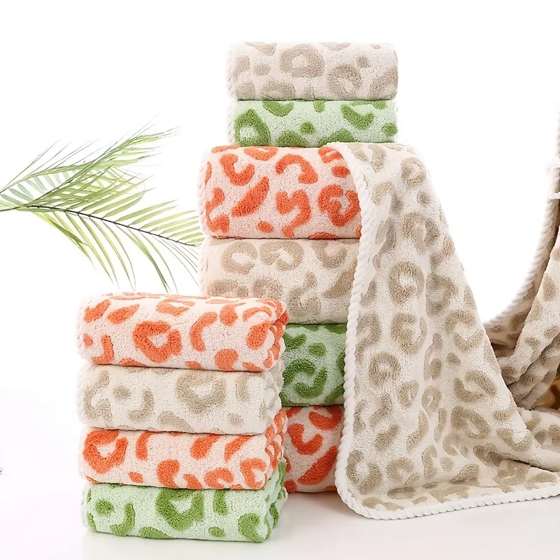 serviettes de bain velours corail