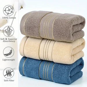 serviettes de bain luxe