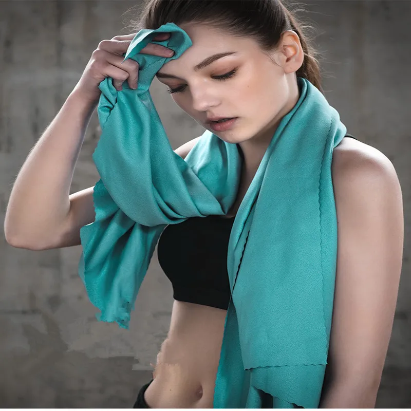 coloris unis serviette microfibre