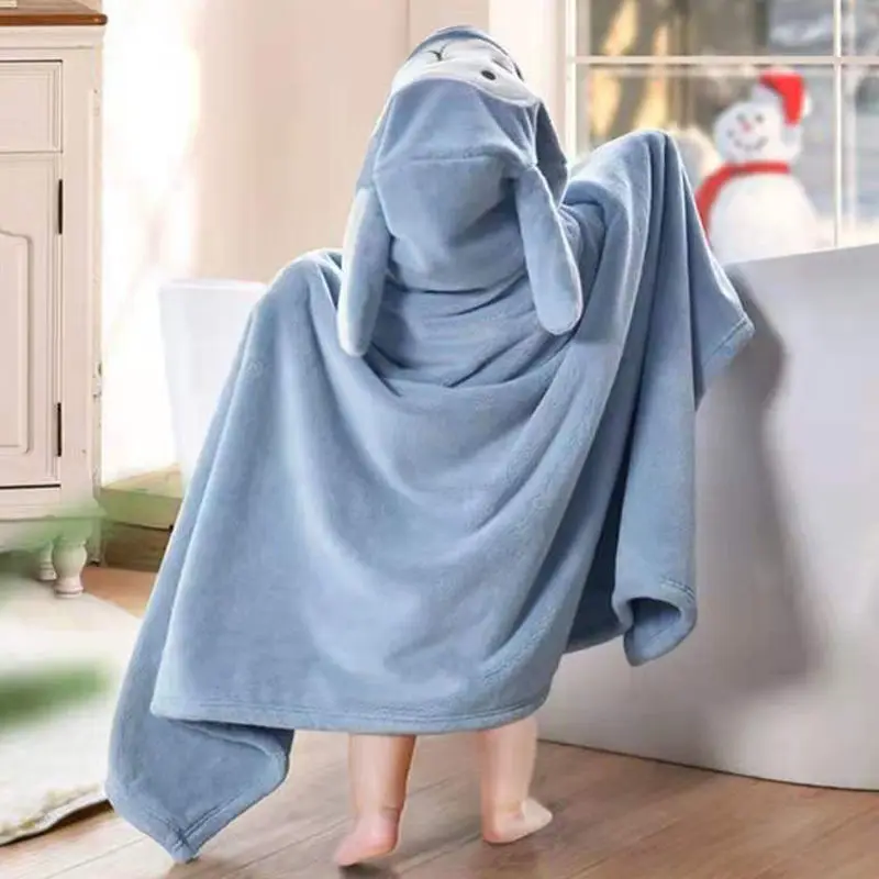 Serviettes de bain épaisses pour nouveau-né,