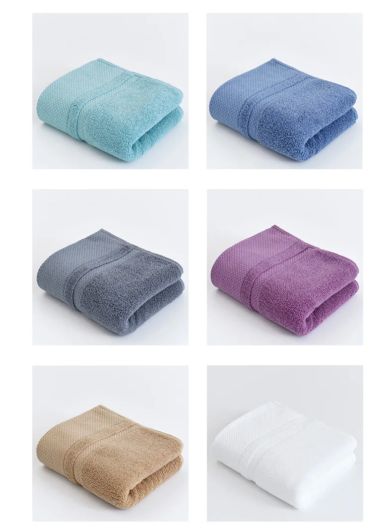 serviettes en coton peigné