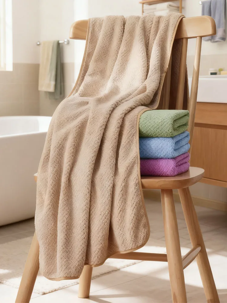 serviette bain élégante