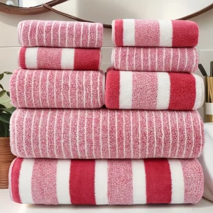 ensemble serviettes bain