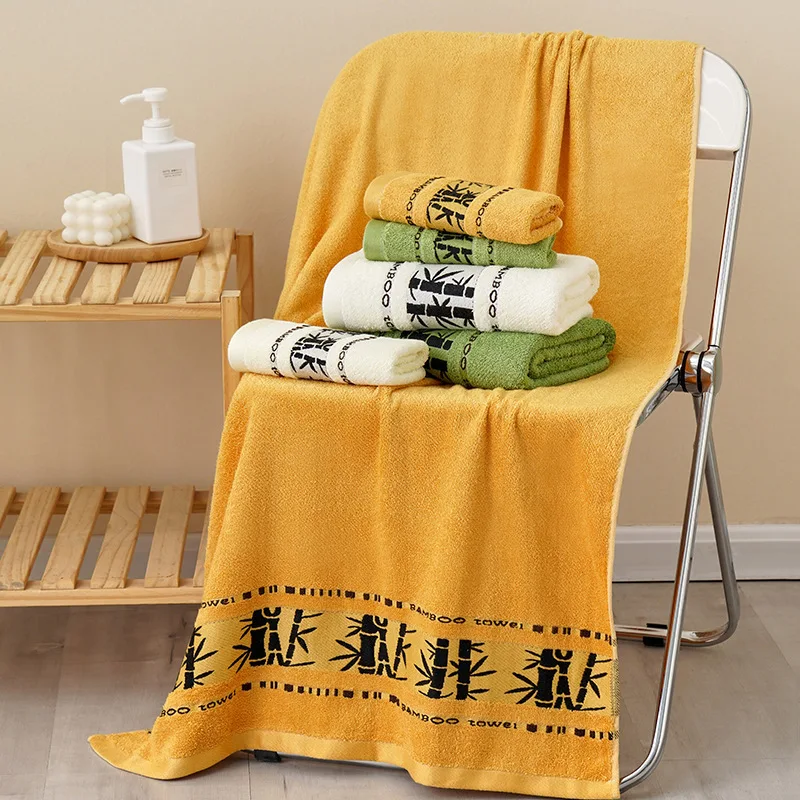 serviette brodée moderne
