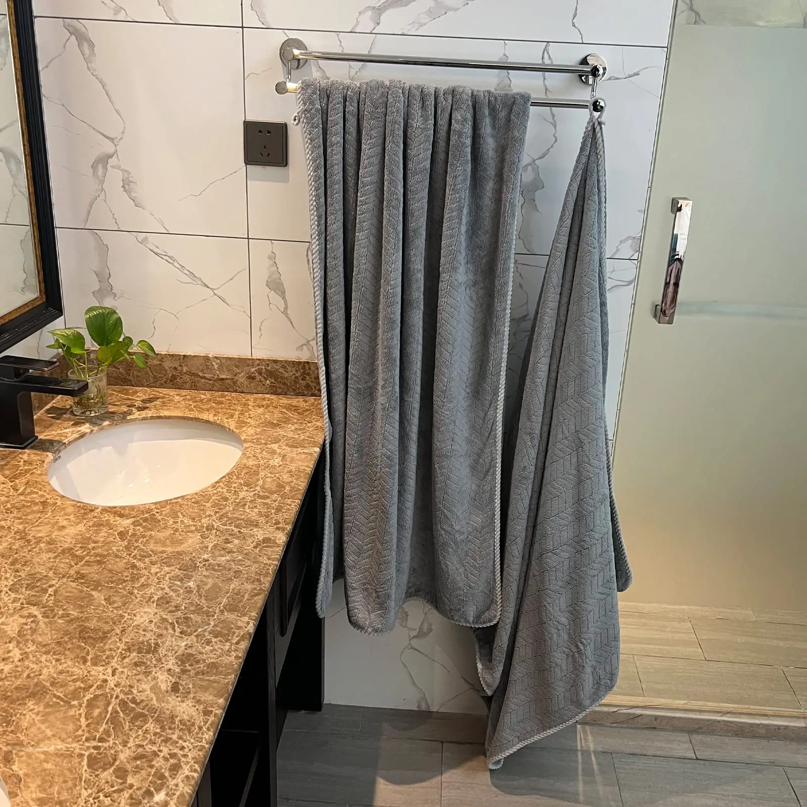 élégante serviette bain