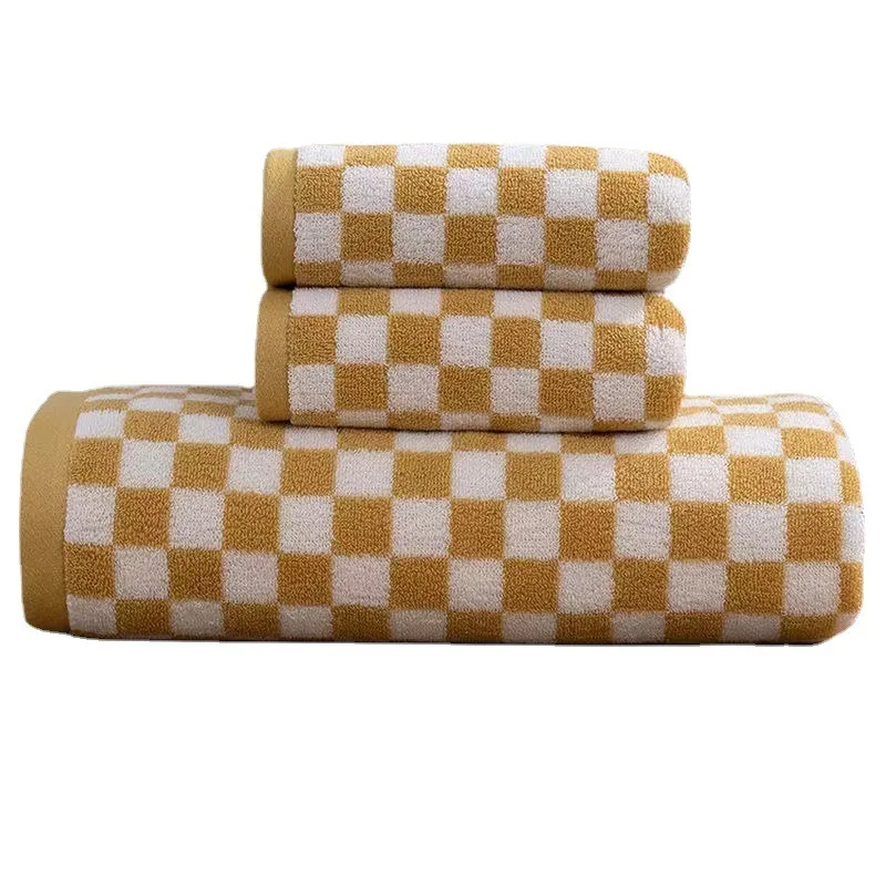 Serviette de bain à carreaux – Image 6