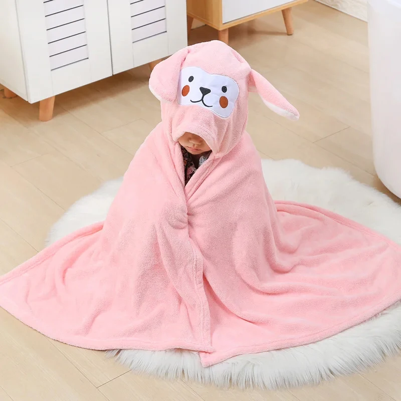 peignoir enfant motif animal