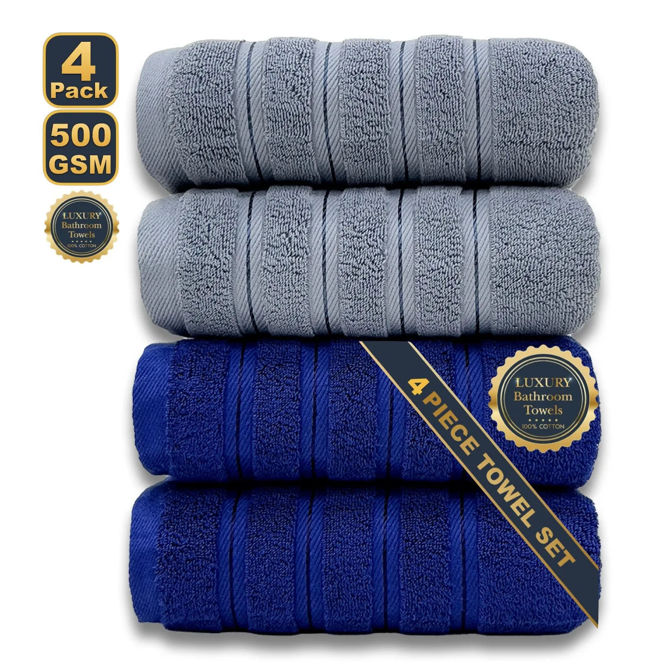 accessoires de bain noirs