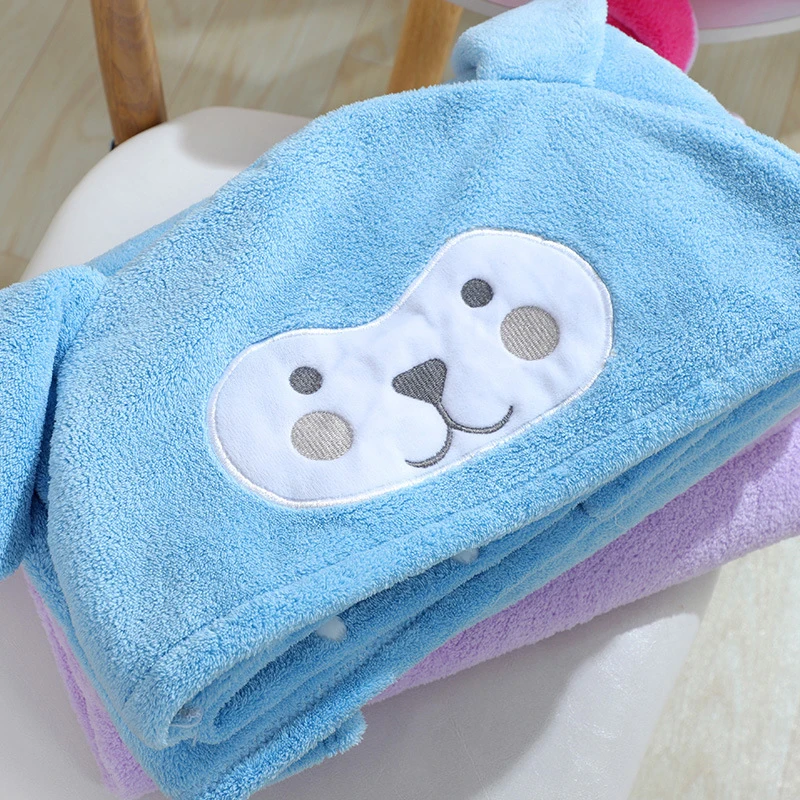 motif animal peignoir enfants
