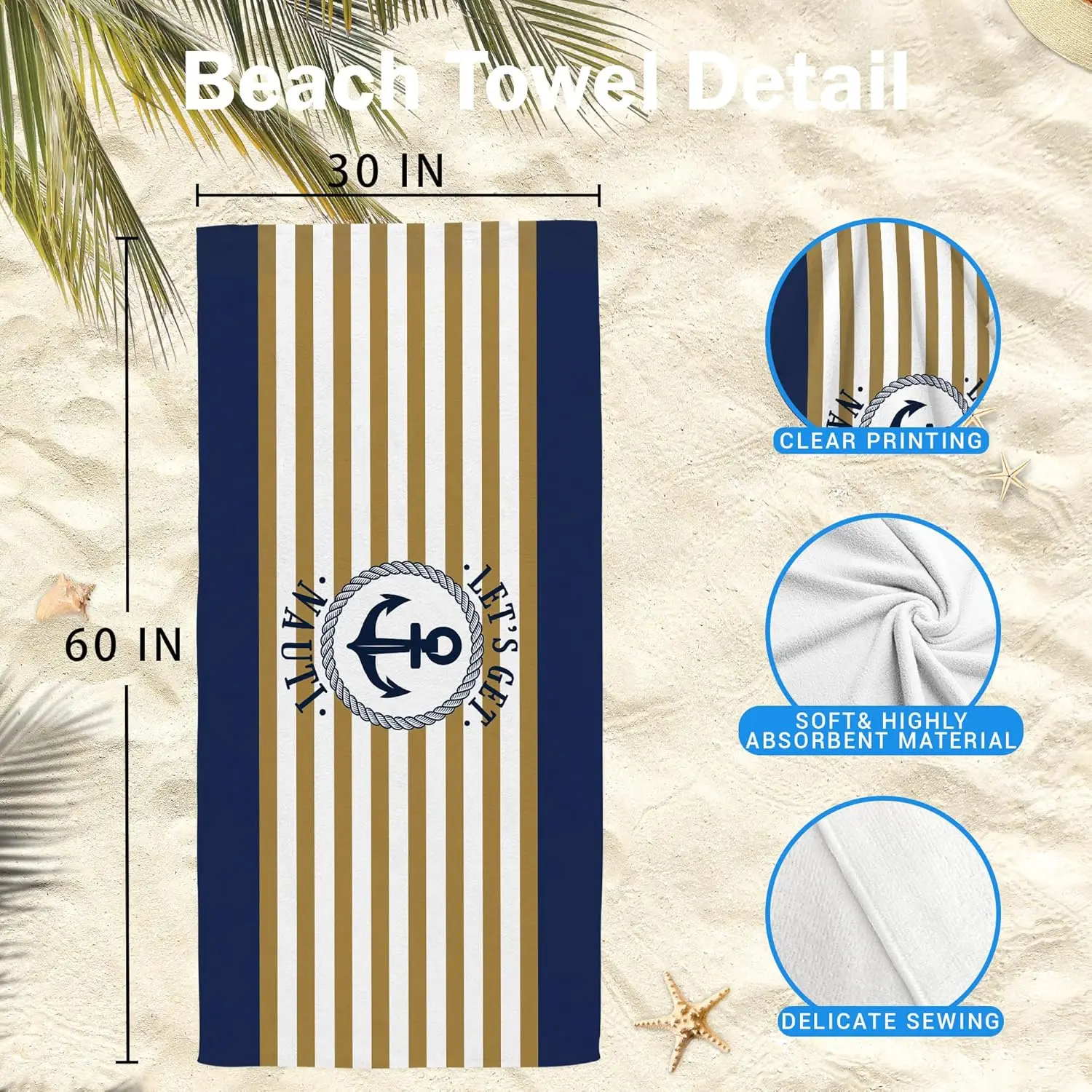 élégante serviette de plage