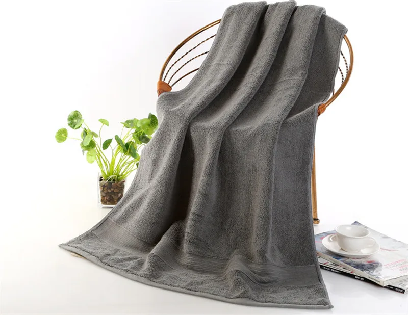 serviette de bain unie