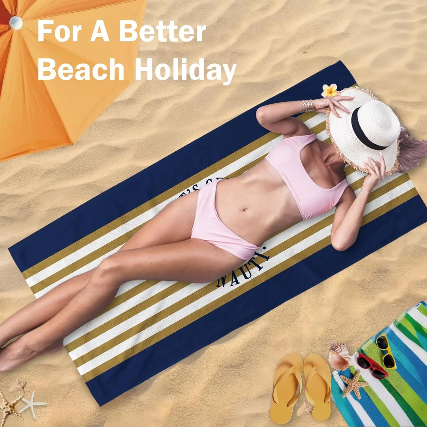 serviette thème marine