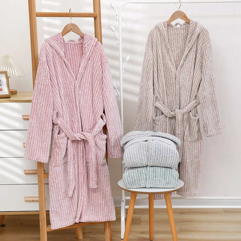 peignoir en Coral Velvet