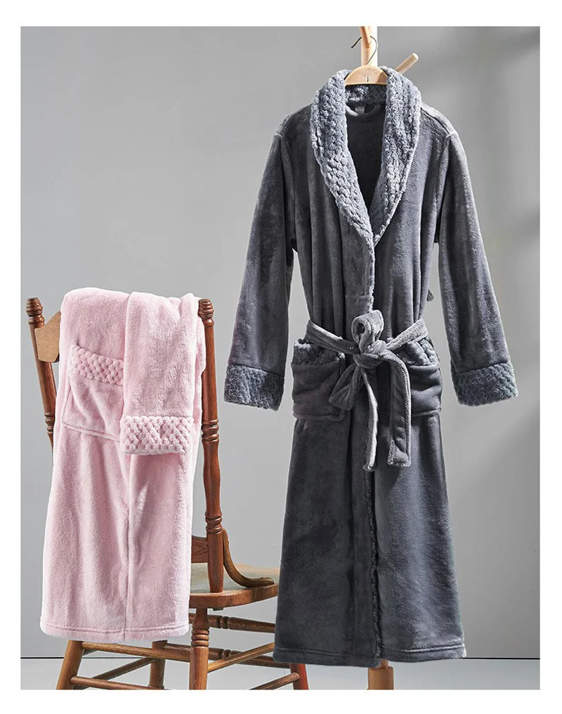 peignoir polaire moelleux