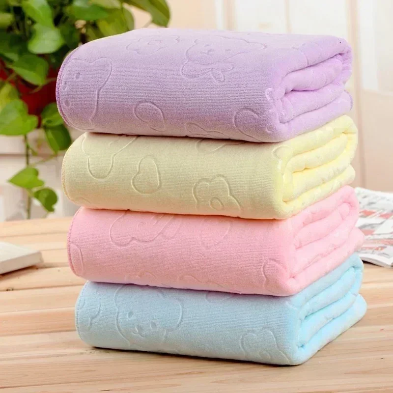 bain motif ours serviette