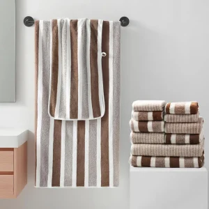 serviettes de bain ultra douces