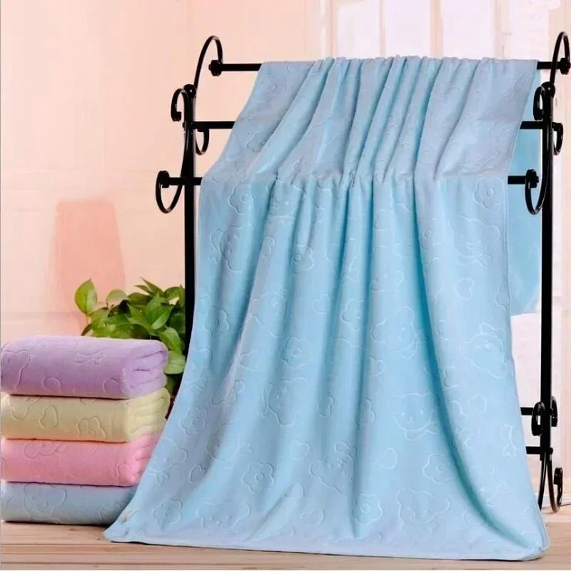 serviette coton peigné ours