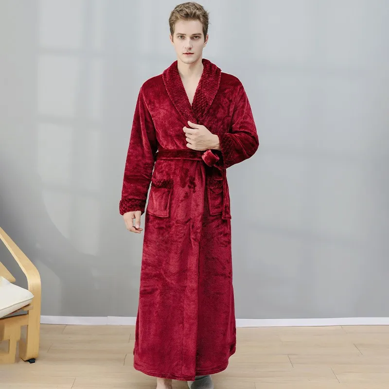peignoir polaire corail