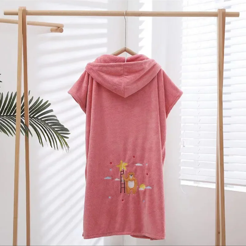 peignoir portable en polaire
