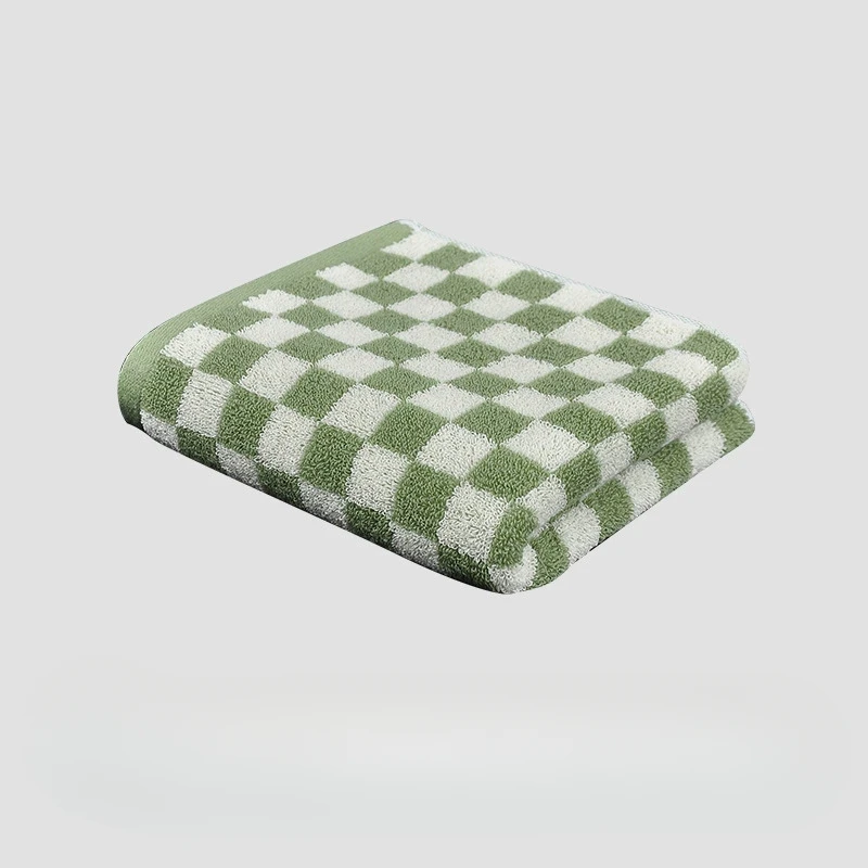 Serviette de bain à carreaux – Image 11