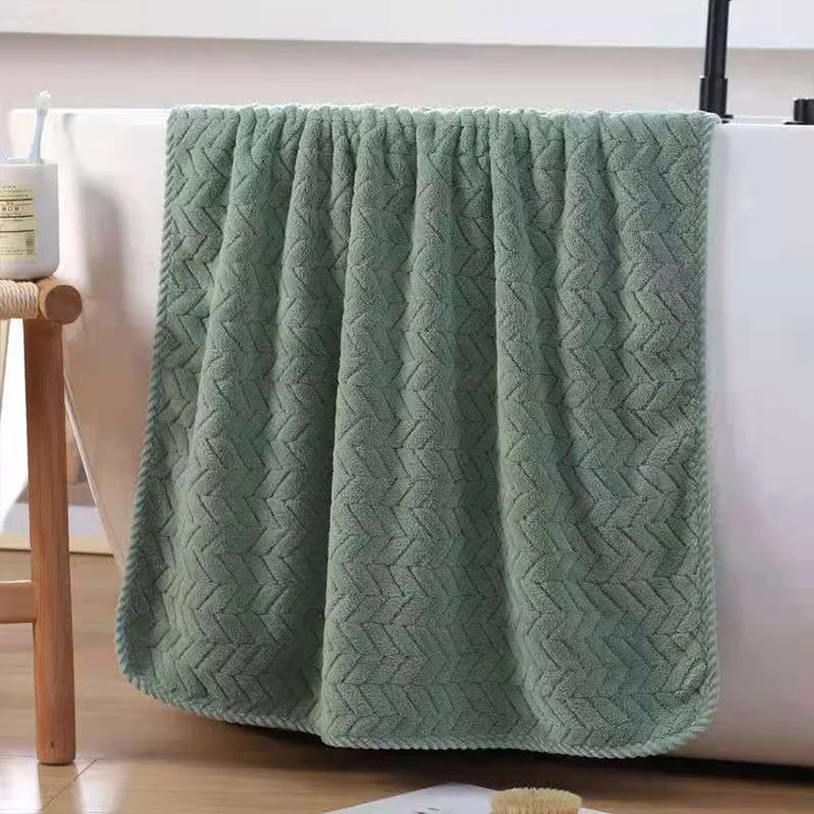 serviette bain moderne