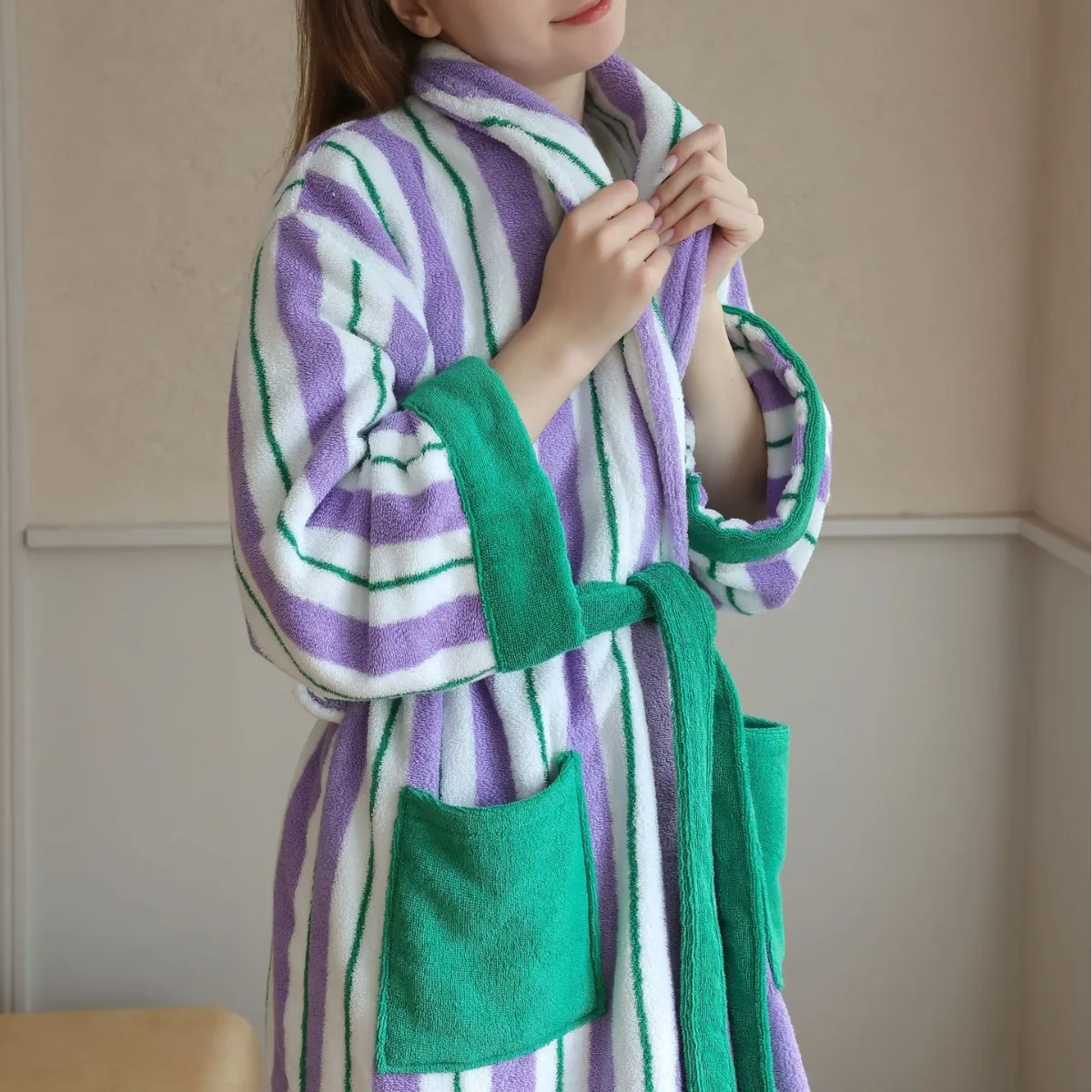 Peignoir Rétro pour Femme – Image 3