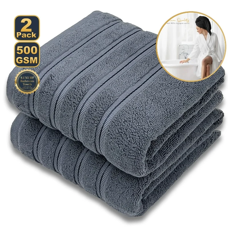 Ensemble de 2 serviettes de bain premium – Image 2