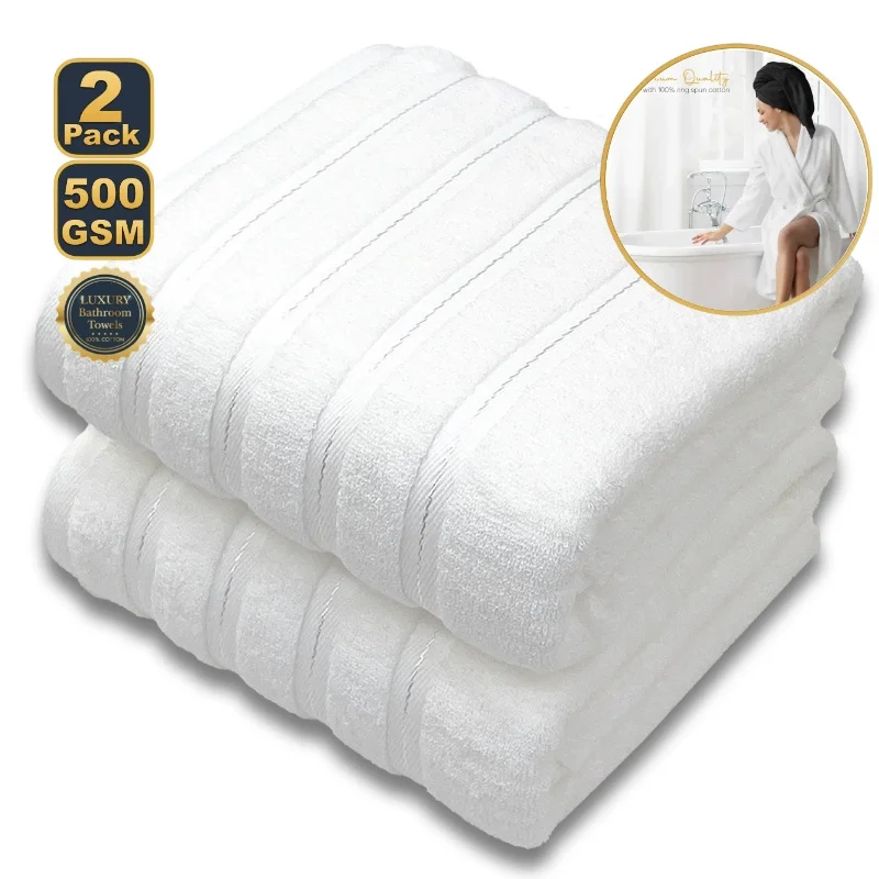 Ensemble de 2 serviettes de bain premium – Image 4
