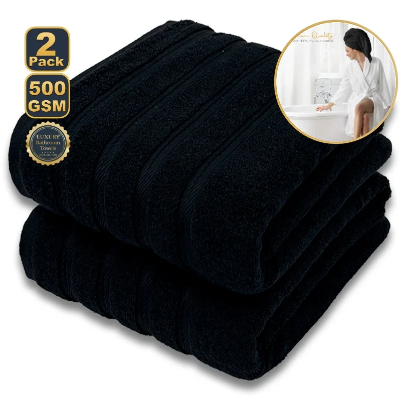 Ensemble de 2 serviettes de bain premium – Image 7