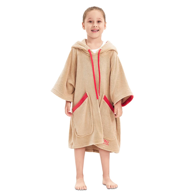 peignoir plage enfant