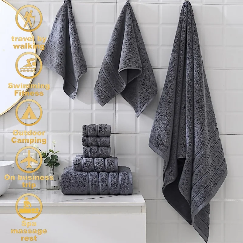 Ensemble de 2 serviettes de bain premium – Image 8