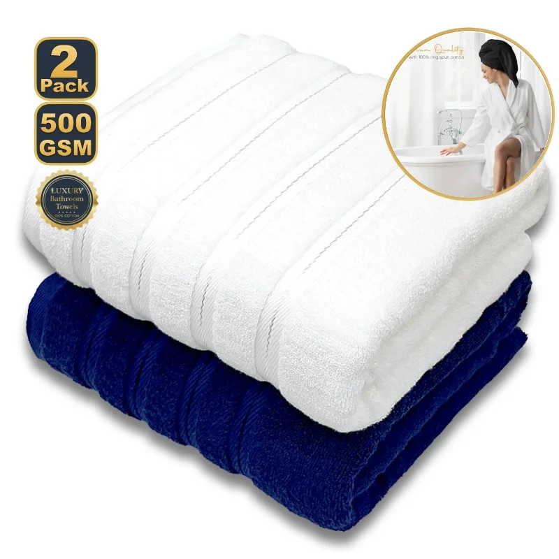 Ensemble de 2 serviettes de bain premium – Image 6